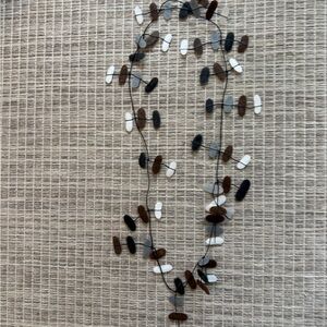 Artisan Tagua Style Statement Necklace